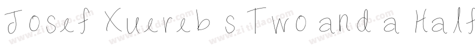Josef Xuereb s Two and a Half Men字体转换